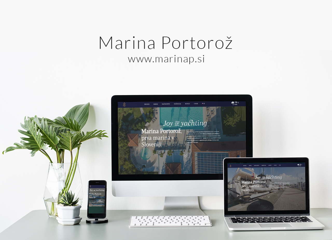 Set of digital devices screen mockup